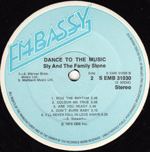 Load image into Gallery viewer, Sly And The Family Stone* : Dance To The Music (LP, Album, RE)
