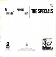 Load image into Gallery viewer, The Specials : Do Nothing / Maggie&#39;s Farm (7&quot;, Single, Sil)
