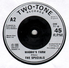 Load image into Gallery viewer, The Specials : Do Nothing / Maggie&#39;s Farm (7&quot;, Single, Sil)
