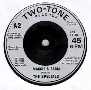 The Specials : Do Nothing / Maggie's Farm (7", Single, Sil)