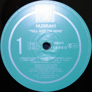 Hurrah! : Tell God I'm Here (LP, Album)