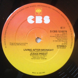 Judas Priest : Living After Midnight (12", Ltd)