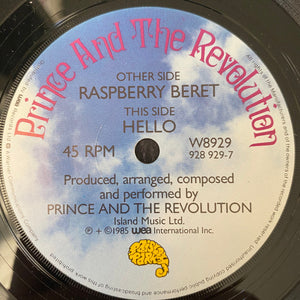 Prince And The Revolution : Raspberry Beret (7", Single, PRS)