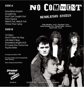 No Comment (30) : Desolation Angels (LP, Album, Ltd)