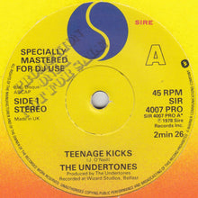 Load image into Gallery viewer, The Undertones : Teenage Kicks (7&quot;, Single, Promo, S/Edition)
