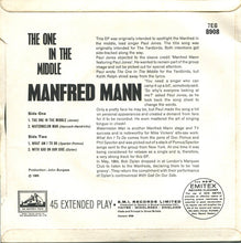 Load image into Gallery viewer, Manfred Mann : The One In The Middle (7&quot;, EP, Mono)
