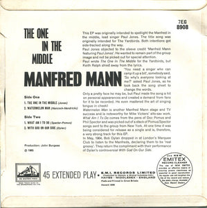 Manfred Mann : The One In The Middle (7", EP, Mono)