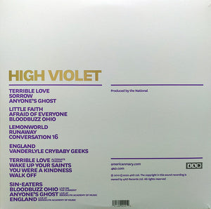 The National : High Violet (10th Anniversary Expanded Edition) (3xLP, Album, Ltd, RE, Whi)