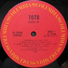 Load image into Gallery viewer, Toto : Toto IV (LP, Album)
