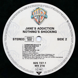 Jane's Addiction : Nothing's Shocking (LP, Album)