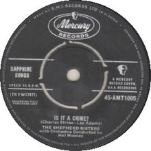 Load image into Gallery viewer, The Shepherd Sisters : Dancing Baby / Is It A Crime (7&quot;, Single)
