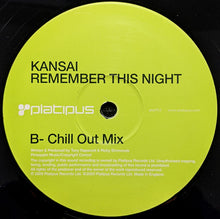 Load image into Gallery viewer, Kansai : Remember This Night (12&quot;, One)
