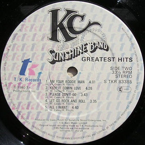 KC & The Sunshine Band : Greatest Hits (LP, Comp)