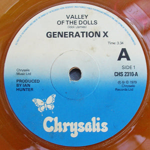 Generation X (4) : Valley Of The Dolls (7", Single, Bro)