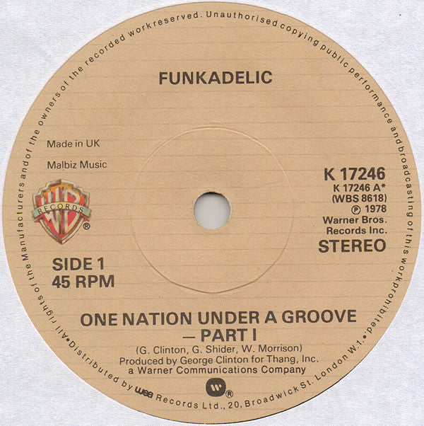 Funkadelic : One Nation Under A Groove - Part I (7