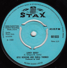 Load image into Gallery viewer, Otis Redding And Carla Thomas : Lovey Dovey (7&quot;, Single, 3-P)
