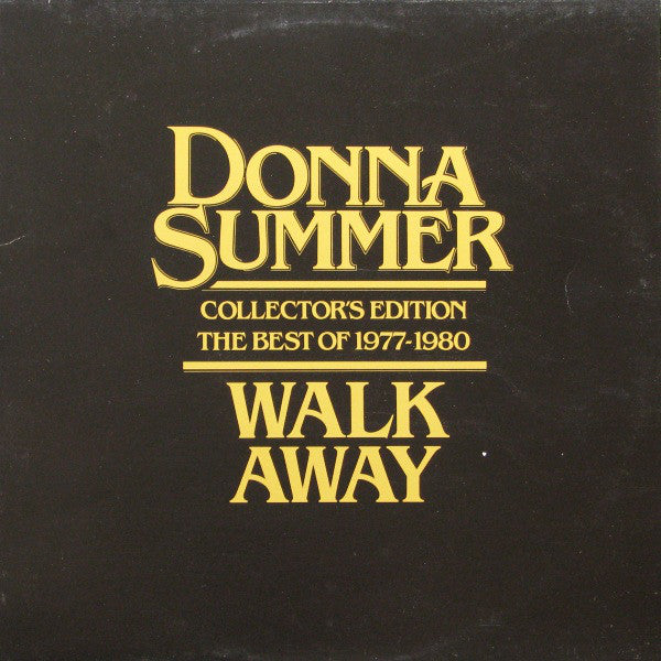 Donna Summer : Walk Away Collector's Edition (The Best Of 1977-1980) (LP, Comp, Col)