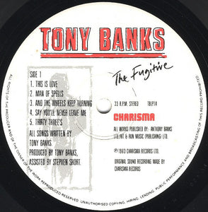 Tony Banks : The Fugitive (LP, Album)