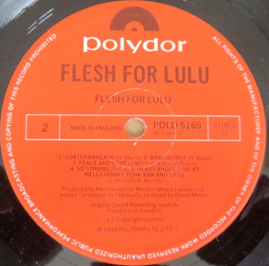 Flesh For Lulu : Flesh For Lulu (LP, Album)