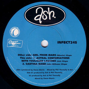 Ash : Girl From Mars (7", Single, Ltd, Num)