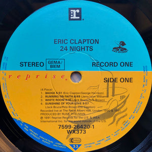 Eric Clapton : 24 Nights (2xLP, Album)