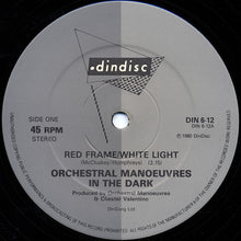 Load image into Gallery viewer, Orchestral Manoeuvres In The Dark : Red Frame/White Light (12&quot;, Single, Gre)
