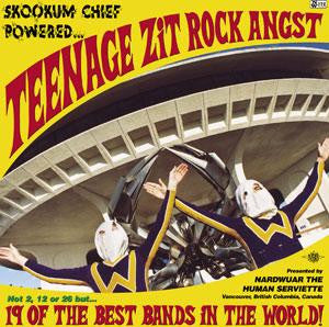 Various : Nardwuar The Human Serviette Presents: Skookum Chief Powered Teenage Zit Rock Angst (LP, Comp + CD)