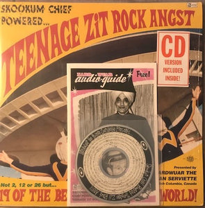 Various : Nardwuar The Human Serviette Presents: Skookum Chief Powered Teenage Zit Rock Angst (LP, Comp + CD)