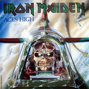 Iron Maiden : Aces High (7", Single, Pap)