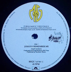 The Phantom Chords : Johnny Remember Me (12", Single)