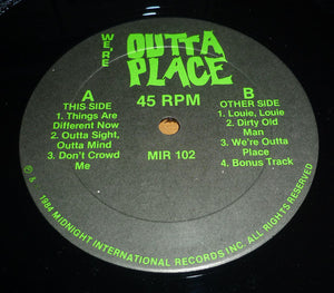 The Outta Place : We're Outta Place (12", MiniAlbum, Mono)