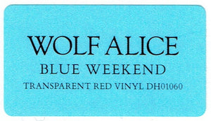 Wolf Alice : Blue Weekend (LP, Album, Ltd, Red)