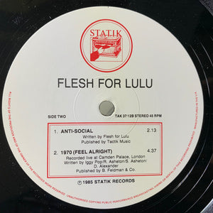 Flesh For Lulu : Baby Hurricane (12")