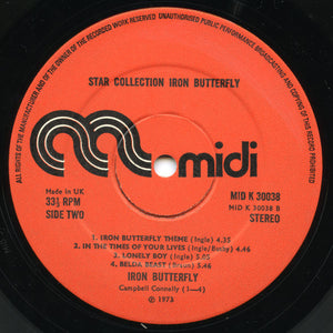 Iron Butterfly : Star-Collection (LP, Comp)