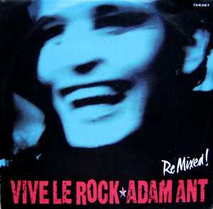 Adam Ant : Vive Le Rock (Re Mixed!) (12", Single)