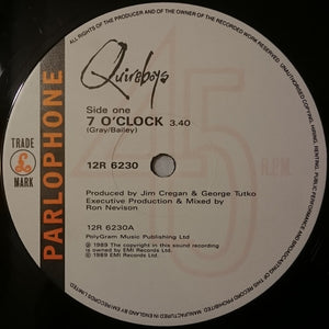 Quireboys* : Seven O'Clock (12", Ltd)