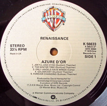 Load image into Gallery viewer, Renaissance (4) : Azure D&#39;or (LP, Album, Emb)
