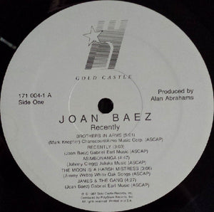 Joan Baez : Recently (LP, Album, All)