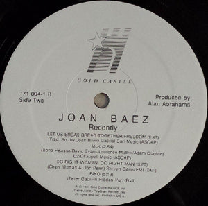 Joan Baez : Recently (LP, Album, All)