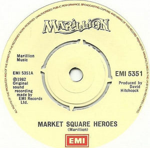 Marillion : Market Square Heroes (7", Single)