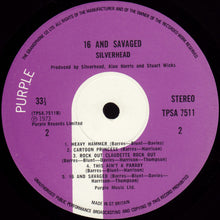 Load image into Gallery viewer, Silverhead : 16 And Savaged (LP, Album, Gat)
