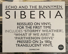 Load image into Gallery viewer, Echo And The Bunnymen* : Siberia (2xLP, Album, RE, Cle)
