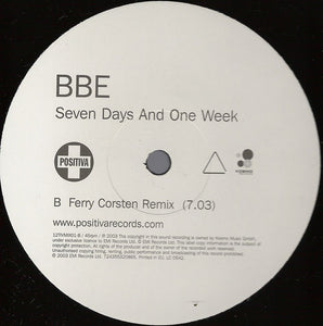 BBE* : Seven Days And One Week (2x12")