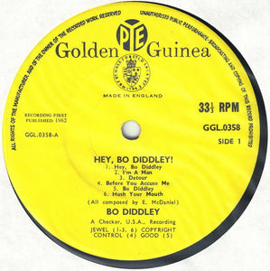 Bo Diddley : Hey! Bo Diddley (LP, Comp, Mono, RE)