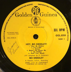 Bo Diddley : Hey! Bo Diddley (LP, Comp, Mono, RE)