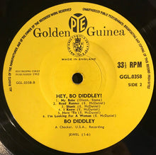 Load image into Gallery viewer, Bo Diddley : Hey! Bo Diddley (LP, Comp, Mono, RE)
