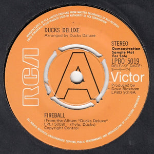 Ducks Deluxe : Fireball (7", Promo)