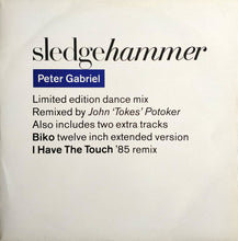 Load image into Gallery viewer, Peter Gabriel : Sledgehammer (Limited Edition Dance Mix) (12&quot;, Single, Ltd)
