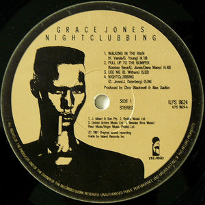 Grace Jones : Nightclubbing (LP, Album, Gol)