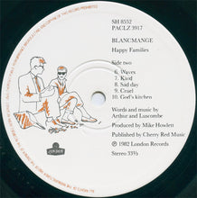 Load image into Gallery viewer, Blancmange : Happy Families (LP, Album)
